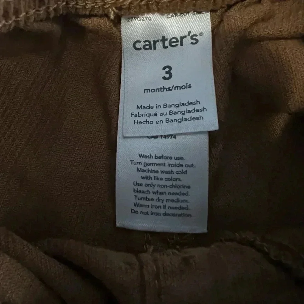 Bundle of three Carter’s Baby Boy Pants (3 Months)